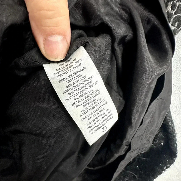 Michael Kors Midi Sheath Dress Womens 10 Black Animal Cheetah Sleeveless Chic - Picture 8 of 9